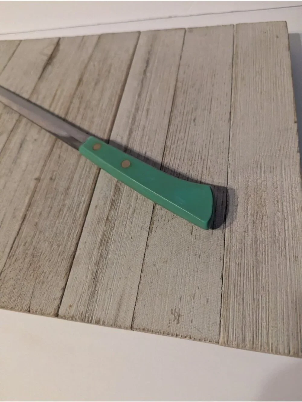 Flint Arrowhead Stainless Steel 9” Bread Slicing Knife Turquoise Handle 14